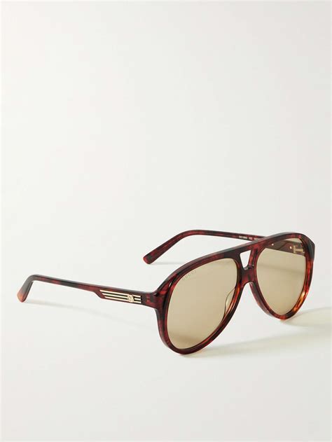 gucci tortoiseshell flip up|Men's Designer Luxury Aviator Sunglasses .